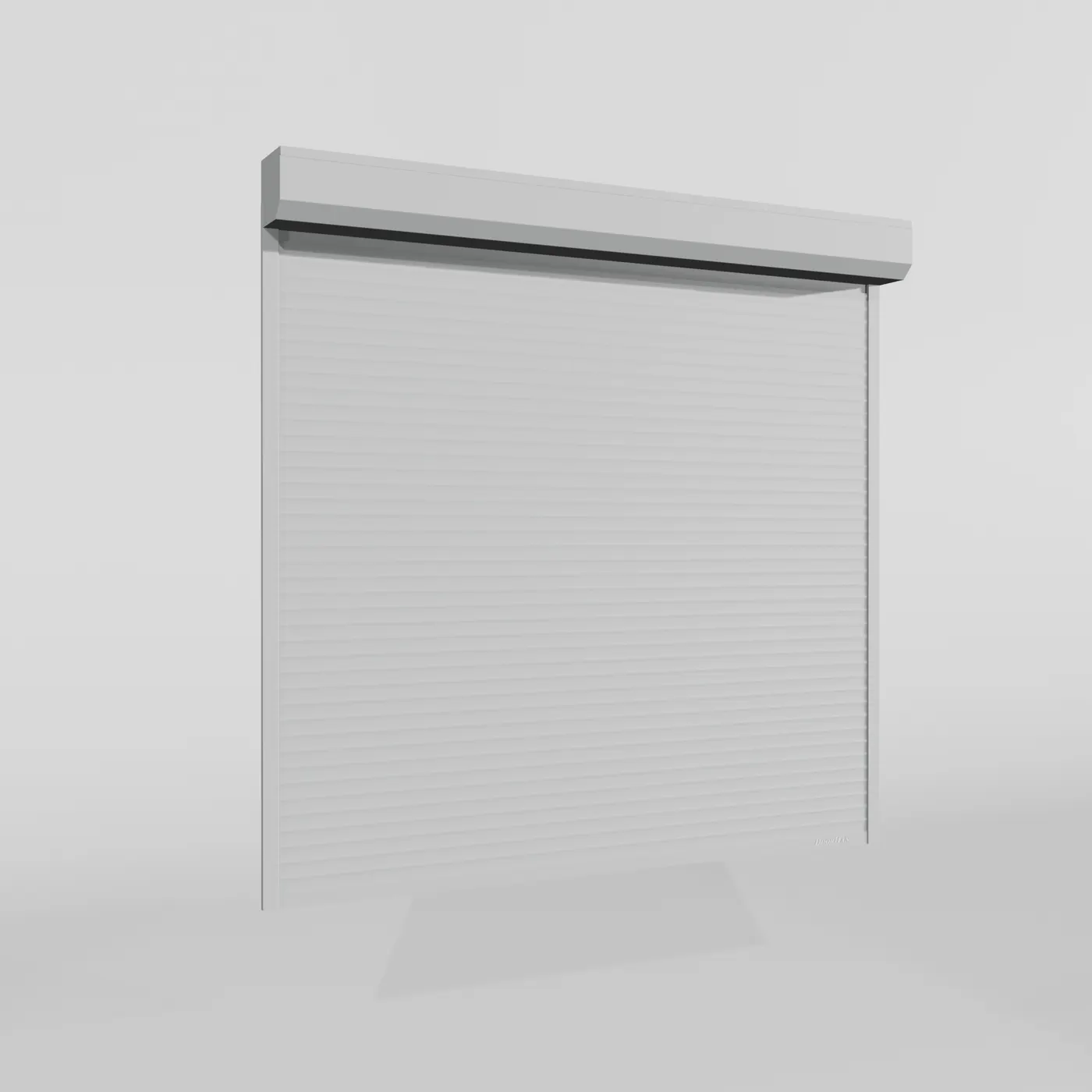 Рольворота DoorHan 3400х1100 цвета RAL 7004 (серый) невзломостойкие с автоматикой